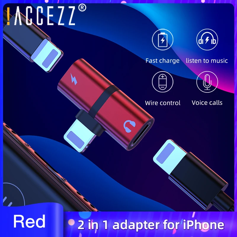 ! 2 в 1 аудио разветвитель для iphone 7 8 Plus X XS MAX XR IOS 10 11 12|Переходники и адаптеры| |