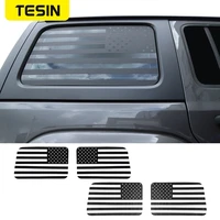 car rear door window cover sticker decoration tirm for jeep wrangler jl 2018 2019 2020 pvc carbon fiber car accessories