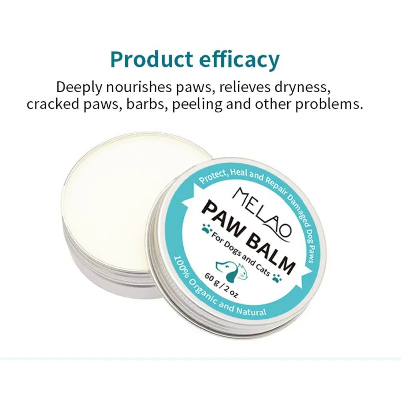 60 г собачья лапа воск крем мазь для сухих и треснутых Носов лап защитный собак| |