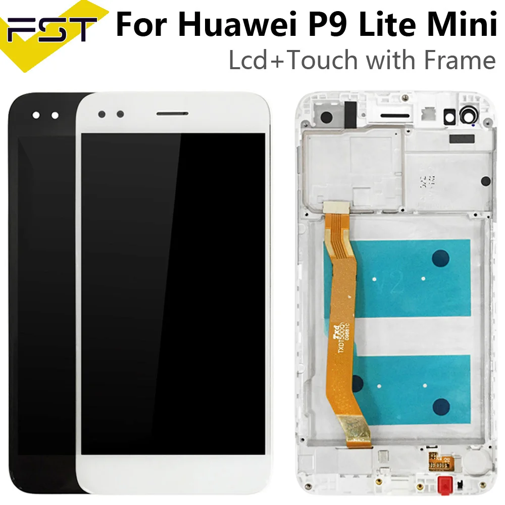 

5.0''For Huawei P9 Lite mini/Y6 Pro 2017 LCD Display Touch Screen Digitizer Assembly With Frame LCD SLA L02 L22 L03 Screen