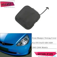 zuk front bumper towing hook cover hauling hook cap for honda fit jazz 2005 2006 2007 2008 gd1 gd3 oe 71104 saa 900 base color