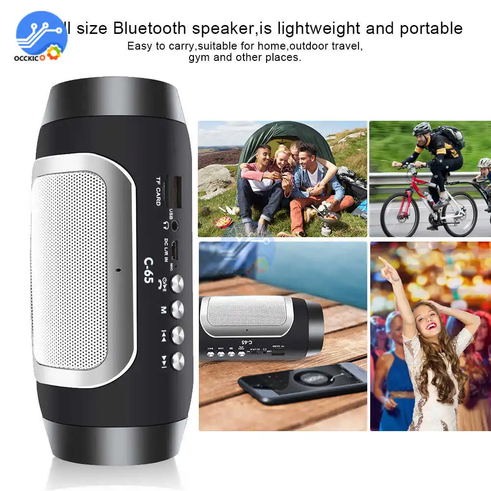 Bluetooth Портативный Динамик мини Беспроводной стерео Hi-Fi колонки сабвуфер аудио музыкальный плеер с динамиком Поддержка USB TF FM радио