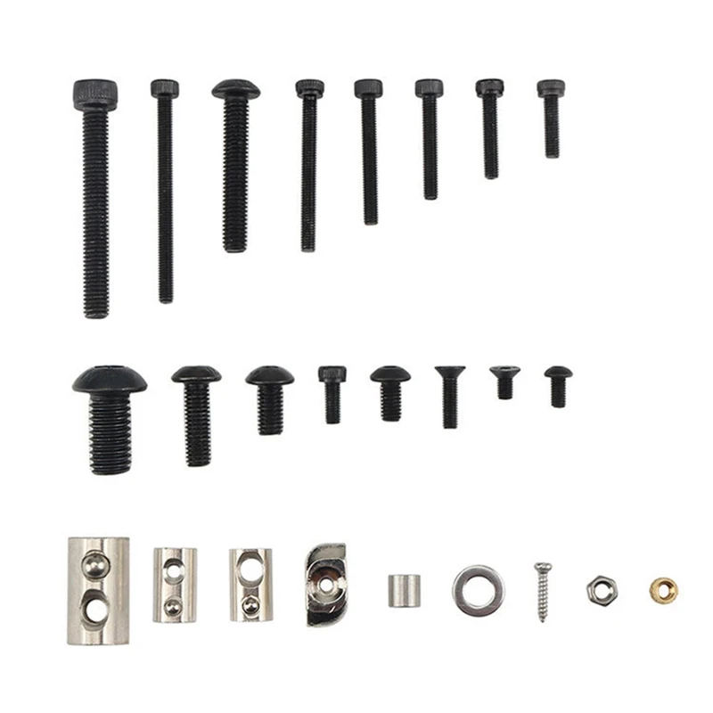 

3D Printer DIY Project Fasteners Screws Nuts Full Kit 3D Printer Accessories M3 M5 Screw Kit for Voron Switchwire