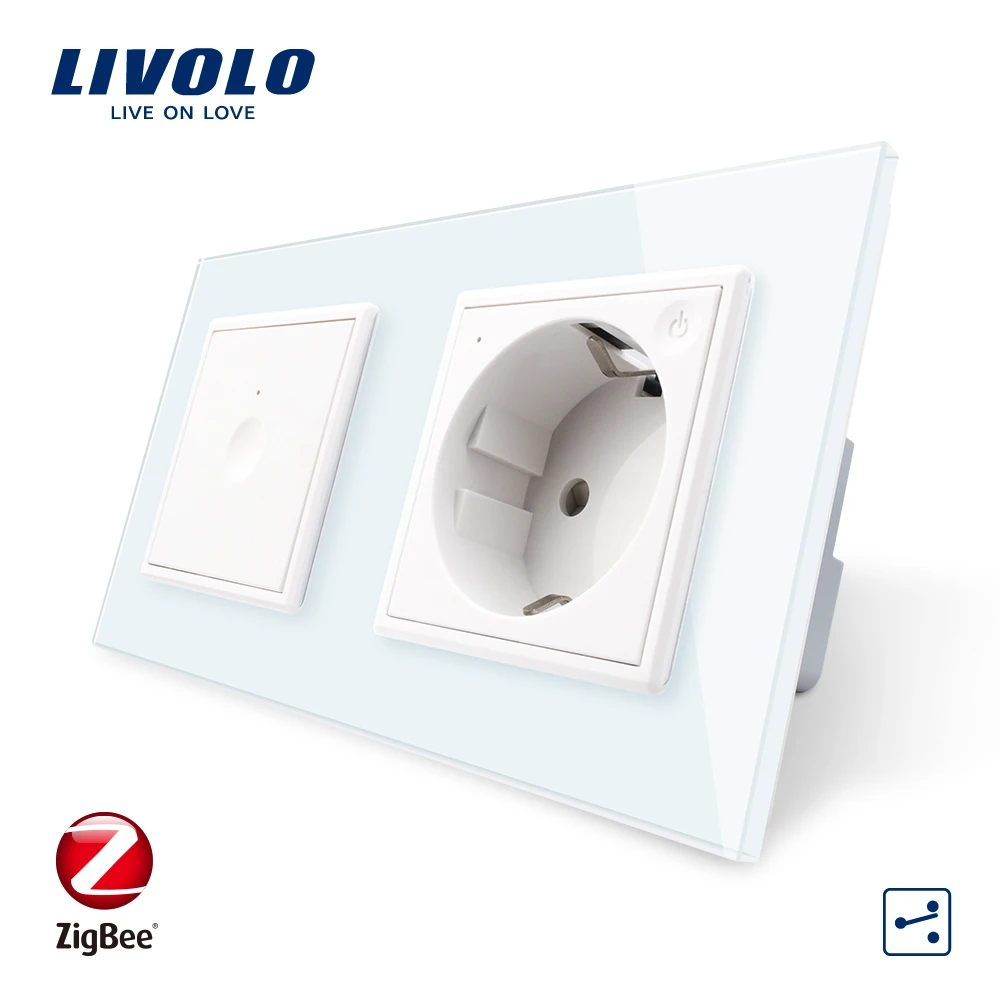 Livolo стандарт ЕС Новый смарт Wifi 16A розетка питания с новым двумя способами