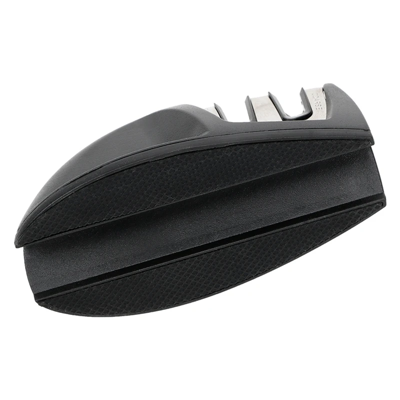 Портативный 2-ступенчатый Ножи точилка Кухня для ножей с нескользящая подошва