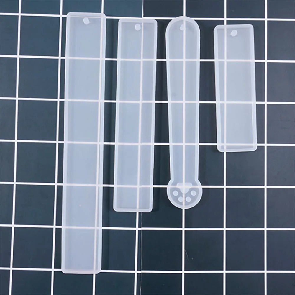 

Rectangle Bookmark Mold Cat Paw Silicone Mould UV Epoxy Resin Casting For DIY Jewelry Accessories Making Handmade Craft Tools
