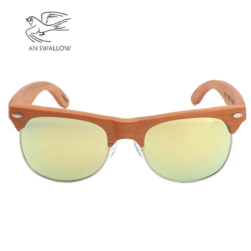 Солнцезащитные очки с полуоправой UV400 для мужчин и женщин модные дизайнерские