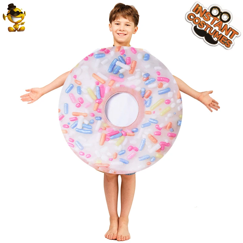 Новый дизайн костюм в виде пончика необычный комбинезон костюмы для косплея