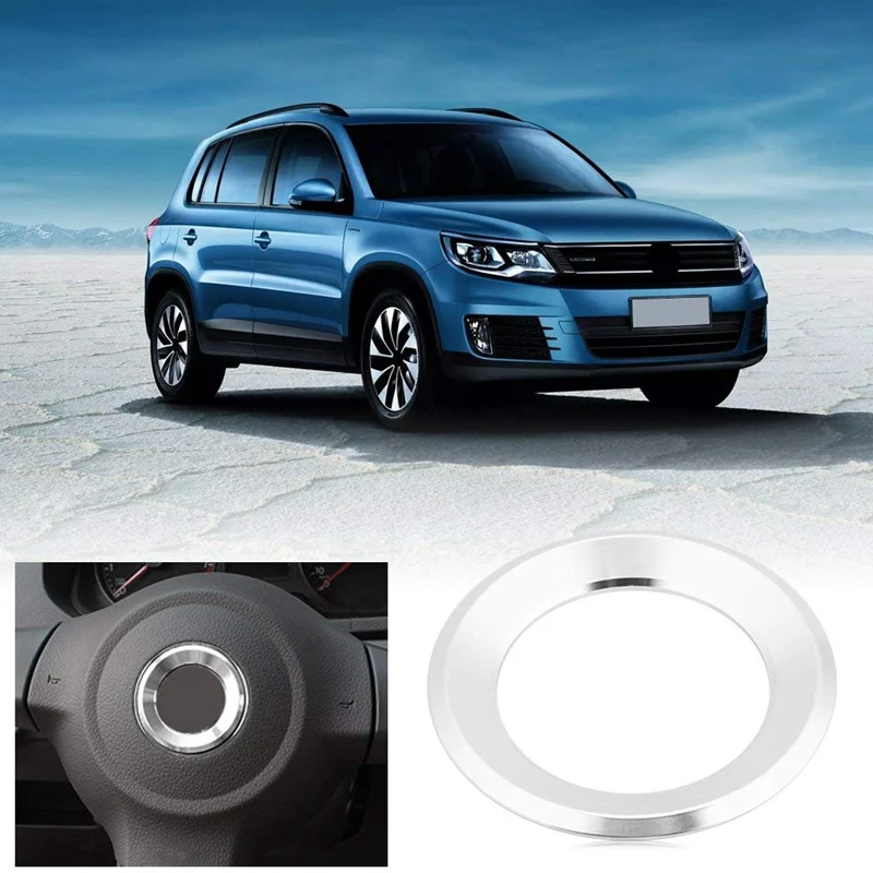 1 комплект рулевое колесо центр логотип кольцо эмблема отделка алюминиевый сплав