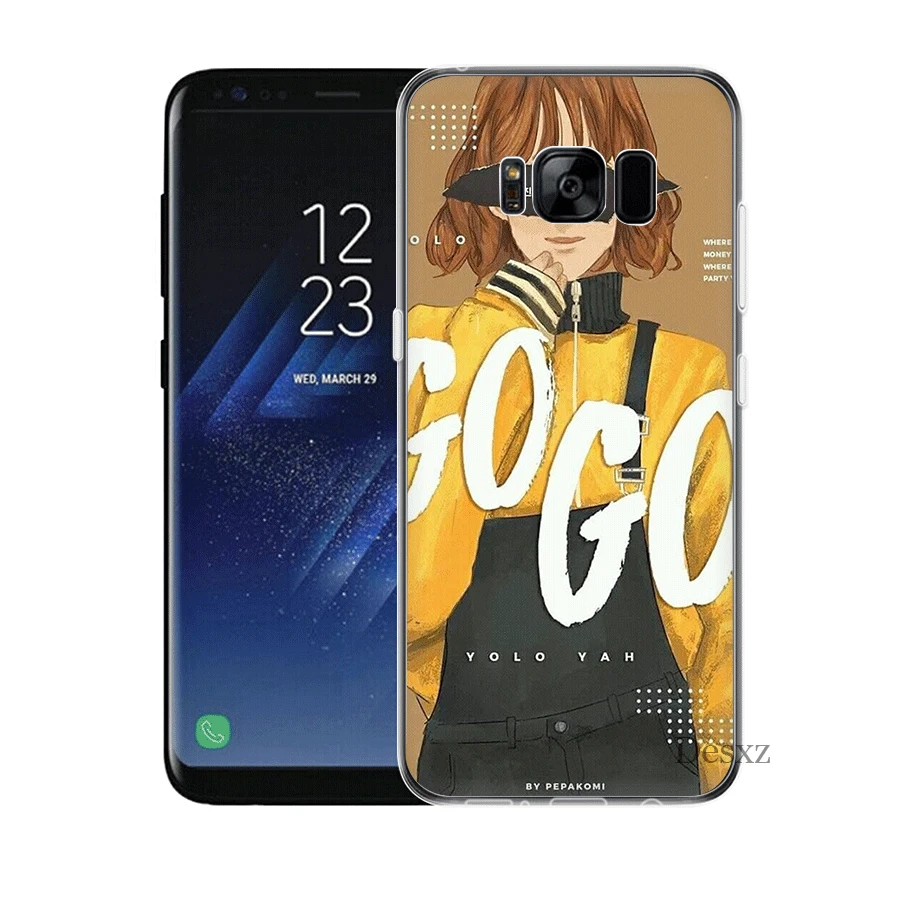 Мобильный чехол для телефона samsung A3 A5 A6 A7 A8 A9 A10 A20 A30 A40 A50 A60 твердый переплет Pepakomi