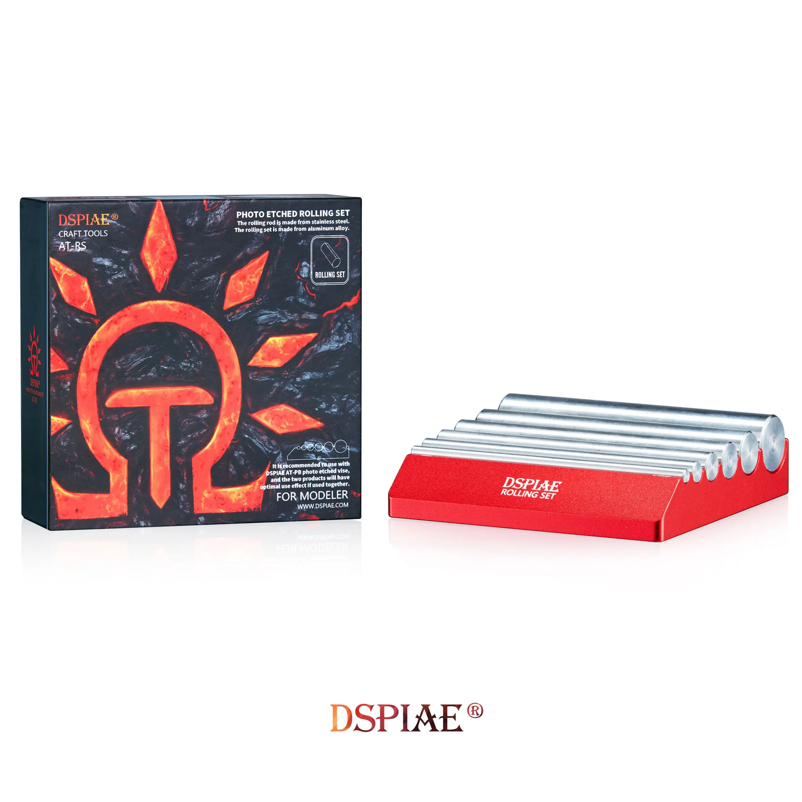 

DSPIAE AT-RS металлическая рифленая пластина набор для прокатки инструмент для сборки хобби аксессуар