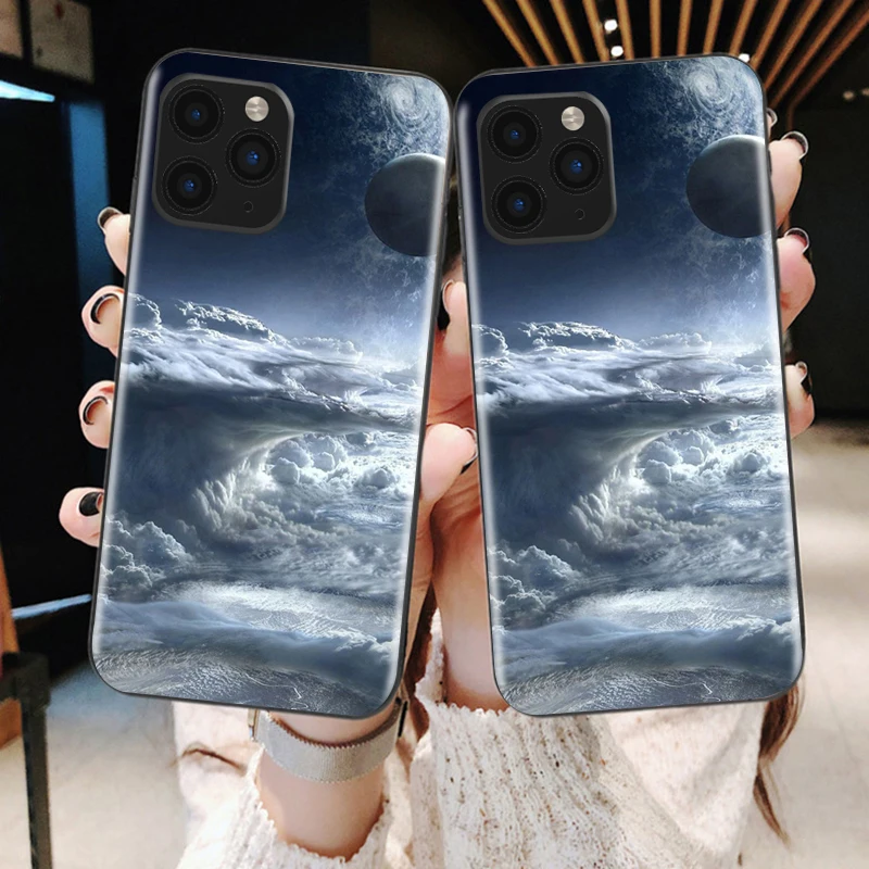 

For iPhone 11 12 Case Night sky iPhone Phone Case For 7 8 Plus X XR XS MAX 11 12 Pro MAX SE 2020 12 Mini Funda Coque Carcasa