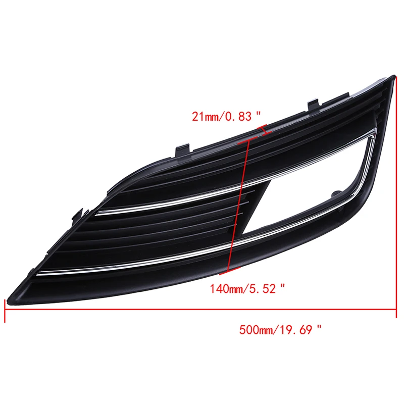 Черный Автомобильный передний нижний бампер POSSBAY противотуманная фара крышка