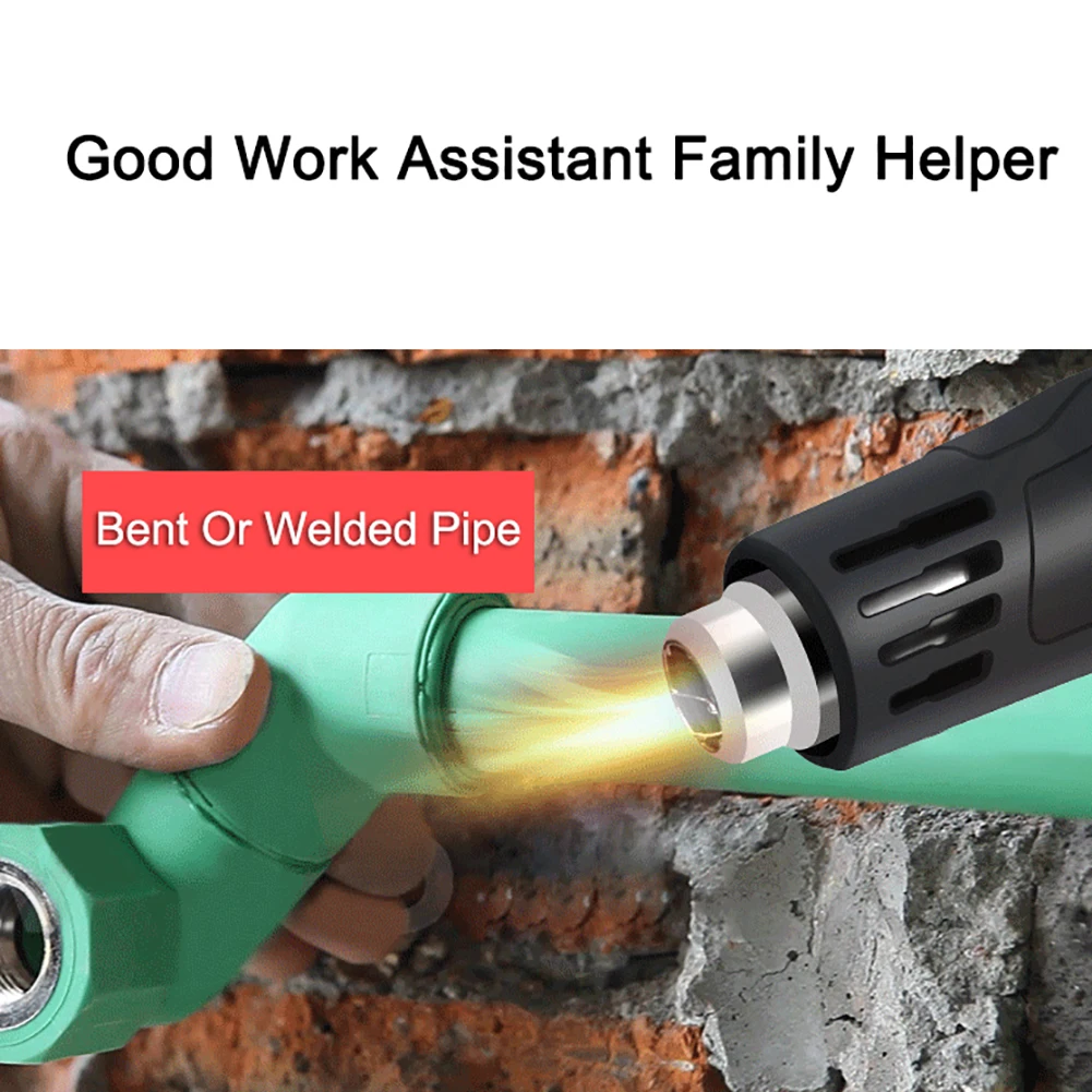 

2000W 110V Electric Hot Air Gun Variable 2 Temperatures Heat Guns 150 ~ 550 Degrees Hot Air Gun Nozzle Attachments Power Tool