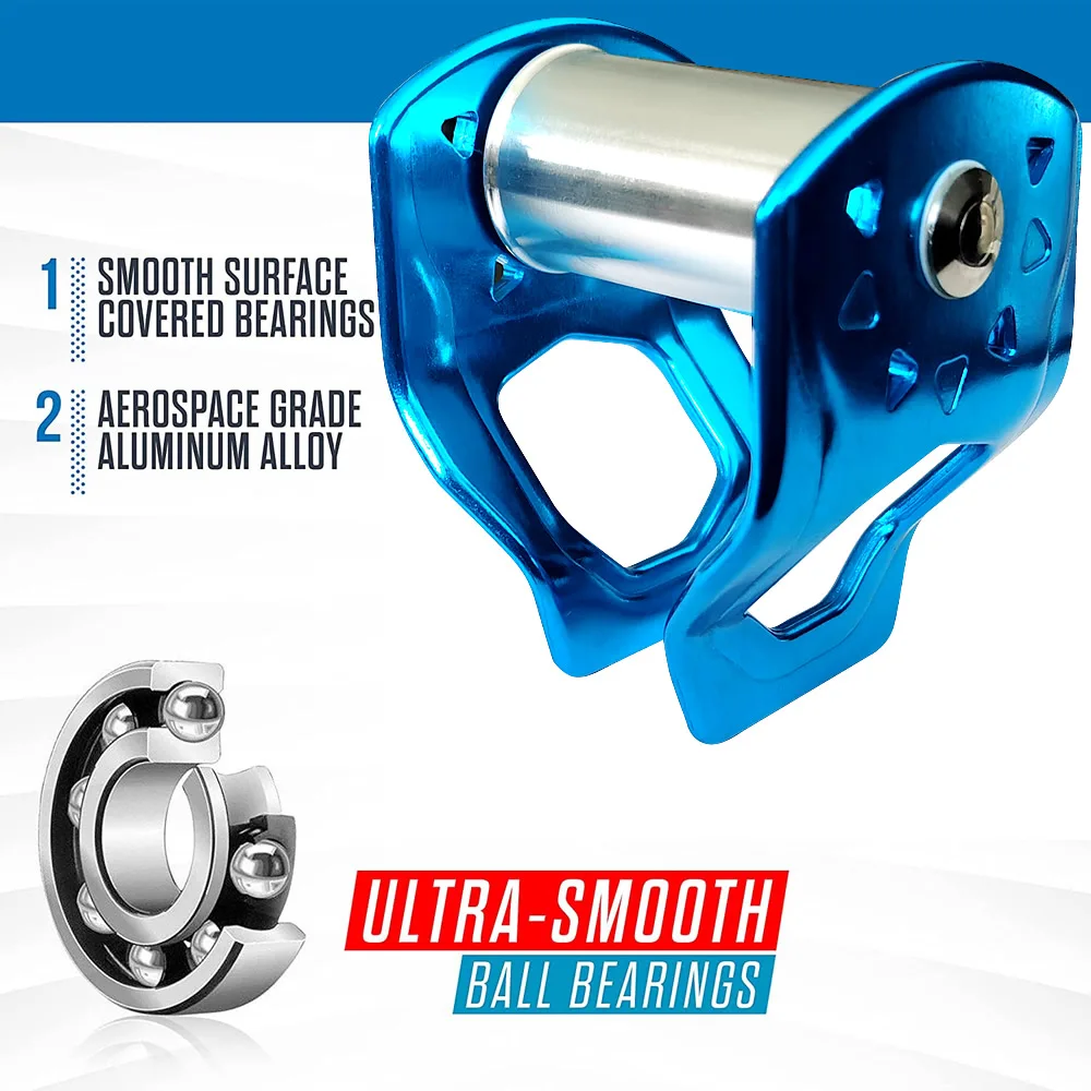 Роликовый шкив Lighten Up 30kN с шарикоподшипником уличные аксессуары для скалолазания