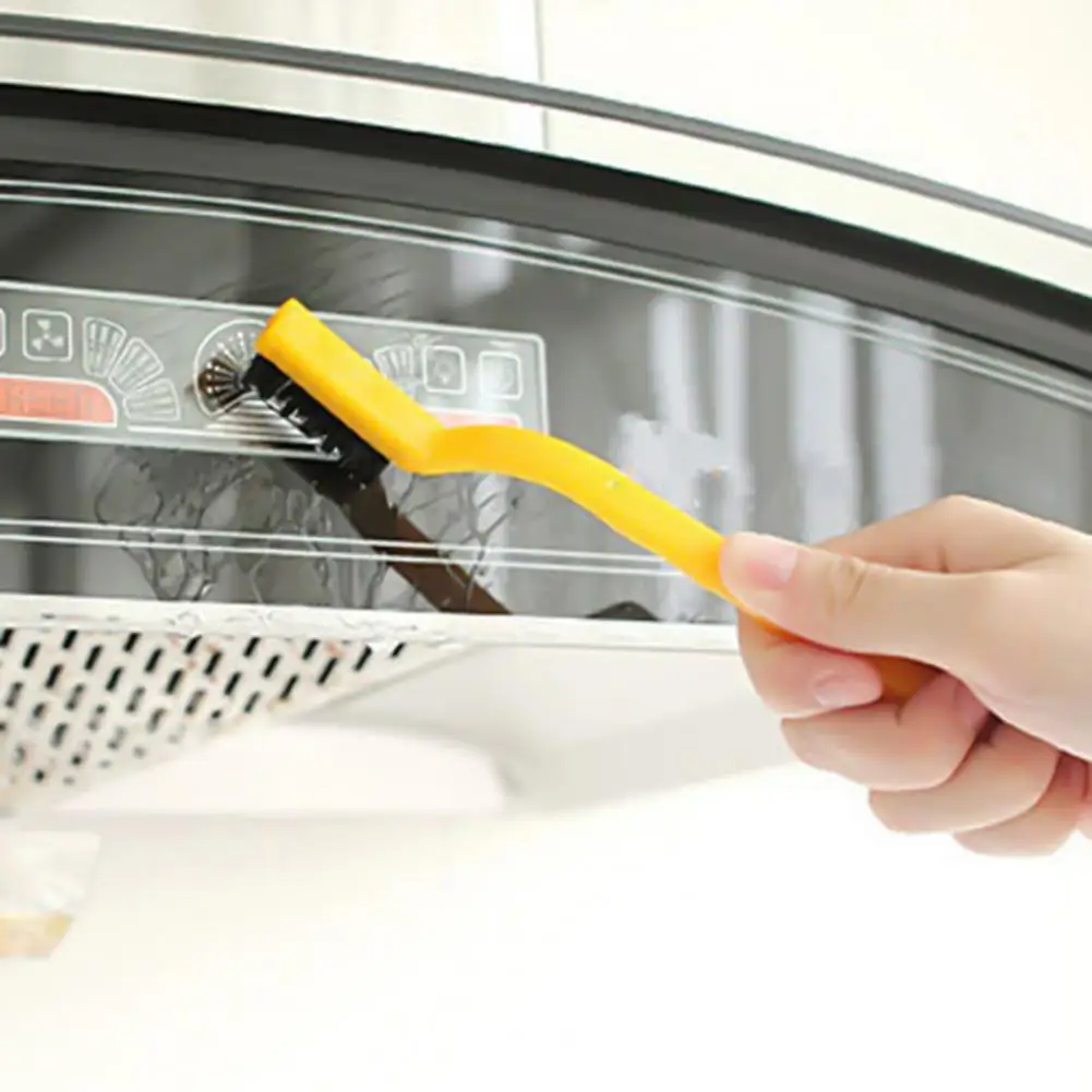 

Пластиковая щетка с отличной изогнутой ручкой, 3 шт., чистящая щетка, практичные чистящие щетки, нейлоновые мягкие щетинки для дома