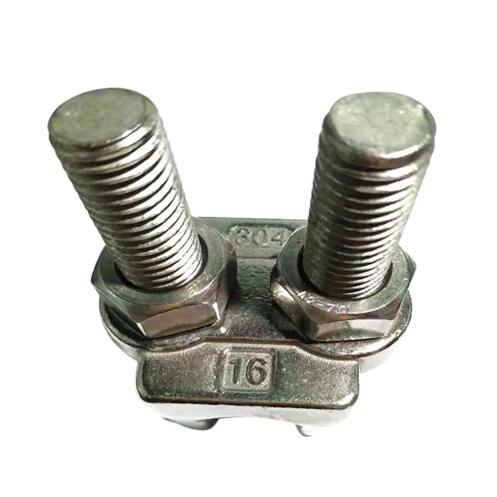 

304 Stainless Steel Thimble &Wire Rope Clip 4mm for Boat,Building,industrial