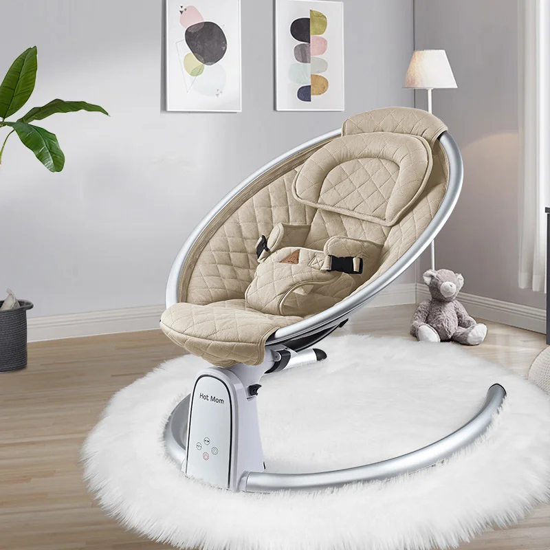 

Baby Electric Rocking Chair Newborn Adjustable Rocking Bed Hotmom Cradle Bed