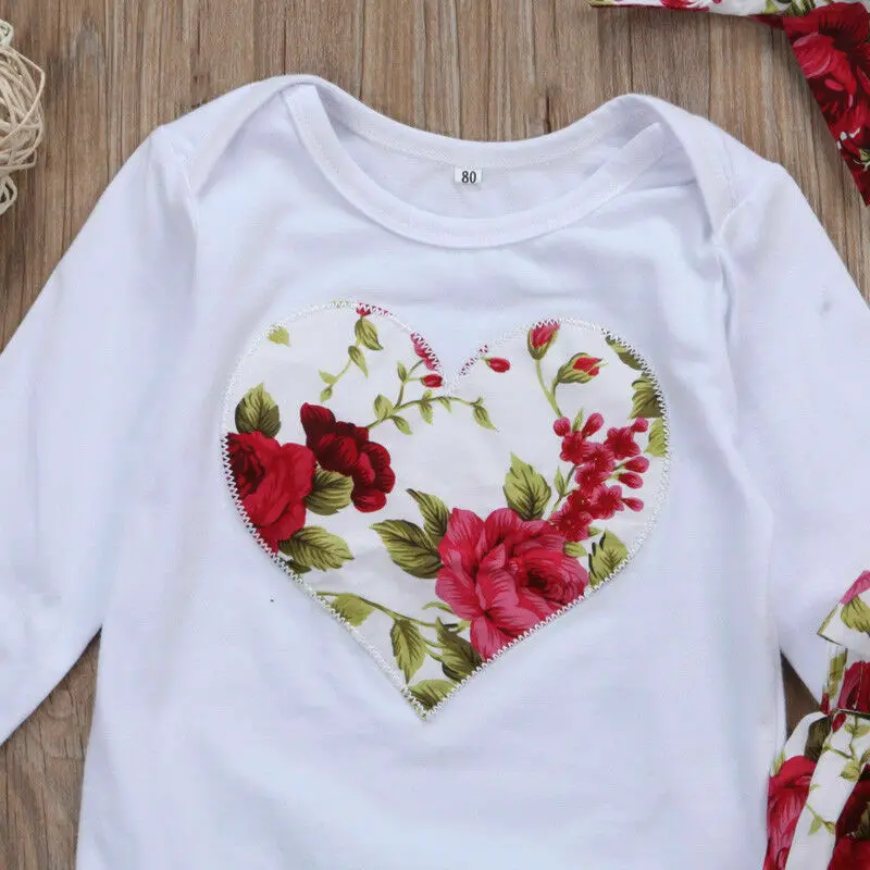 Хлопковые топы для маленьких девочек свободные штаны брюки комплект одежды из 3