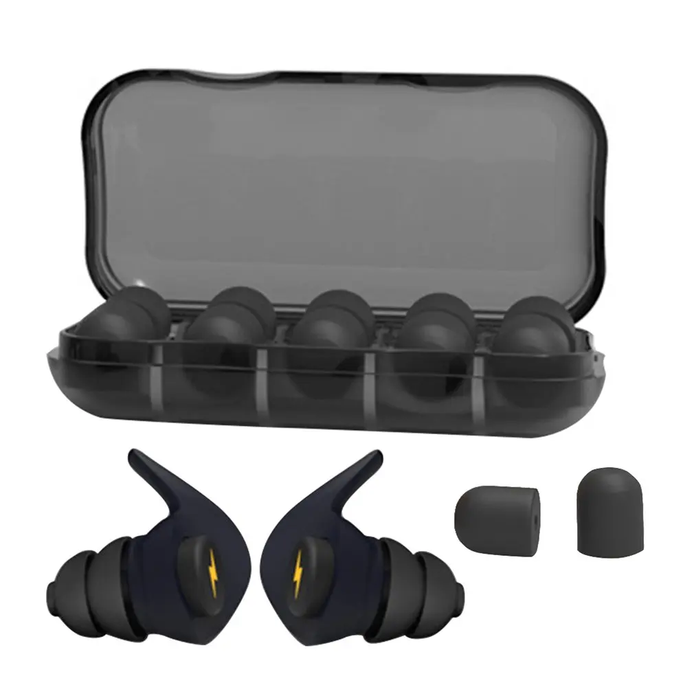 

Multi-layer Soft Sponge Ear Plugs Sound Insulation Ear Protection Earplugs Noise Reduction Sleeping Plugs