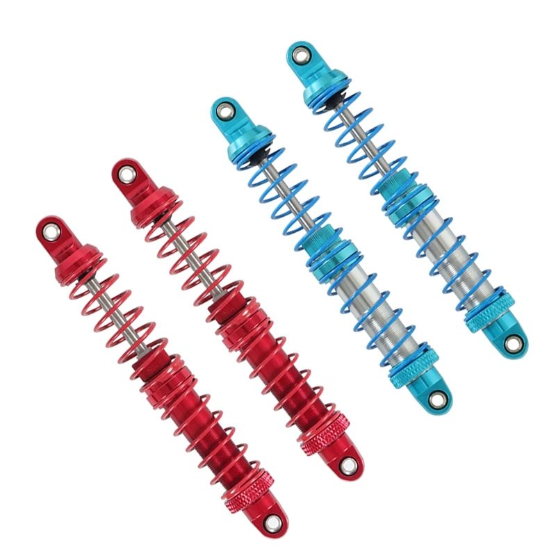 

4PCS 100Mm Metal Hydraulic Shock Absorber Damper for 1/10 Climbing Car TRX4 SCX10 90046