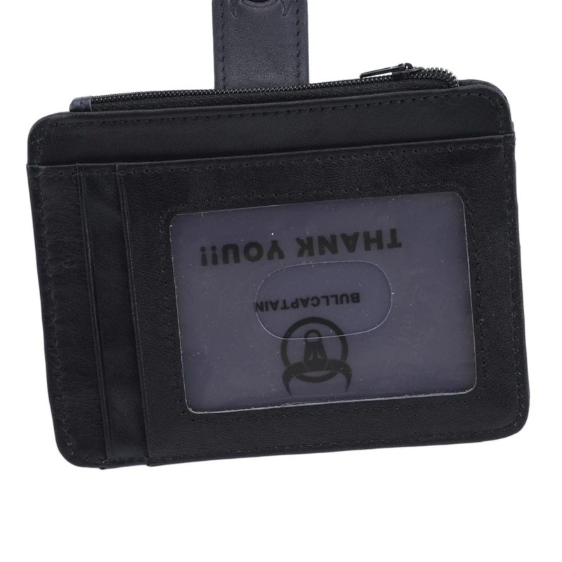 

Vintage Men Leather Wallet ID Pocket Bank Credit Card Case Wallet Men Thin Cash Cards Pack Bus Card Holder