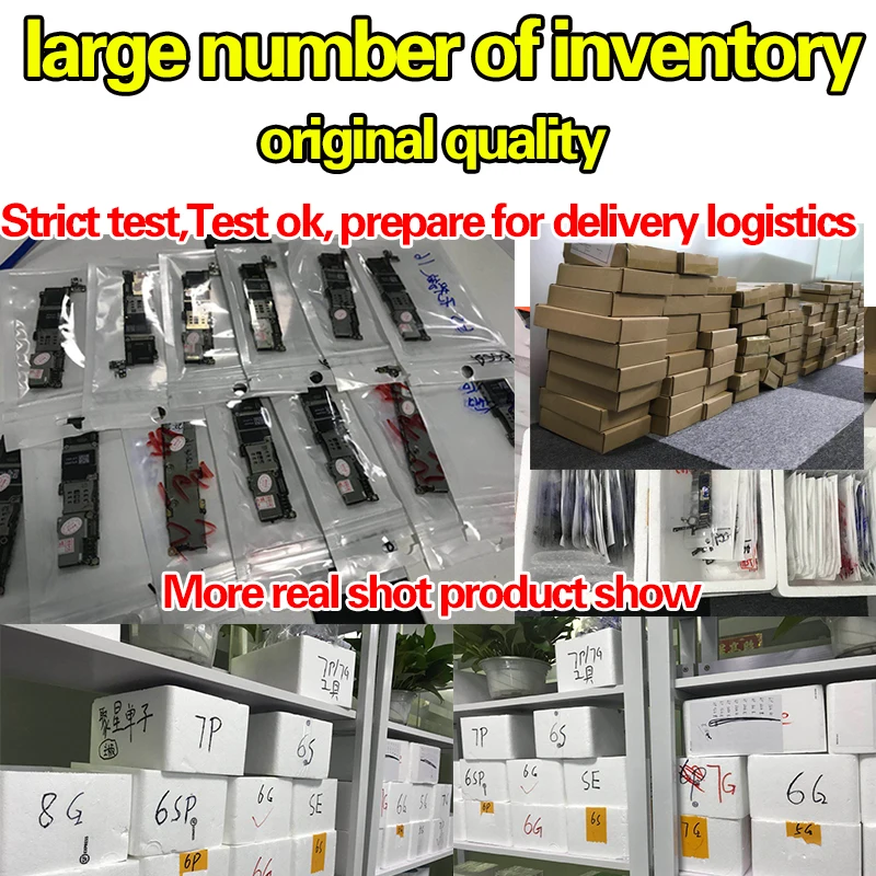 100% оригинальная разблокированная материнская плата для iphone 6 с сенсорным ID/без