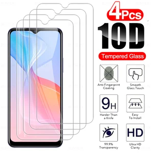 Imported 4PCS 10D Tempered Glass For Vivo Y21S Screen Protector For Vivo Y31 Y21 Y20 Y20S Y20i Y53S Y33S Y12S