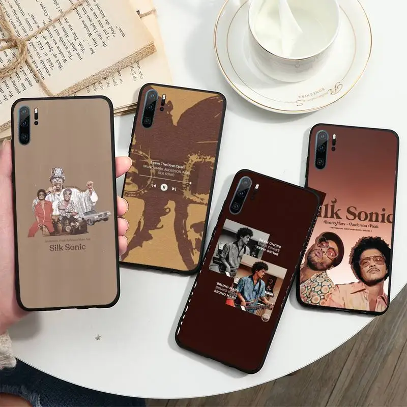 

Silk sonic Boy group Phone Case For Huawei honor Mate 10 20 30 40 i 9 8 pro x Lite P smart 2019 nova 5t