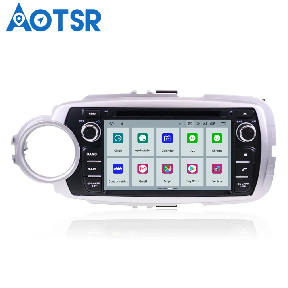 Android 10,0 стерео для Toyota Yaris 2012 2013 Авто Радио FM DVD видео gps навигация WiFi камера заднего вида