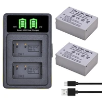 2x 1800mah nb 7l nb 7l li ion battery usb charger with type c port for canon powershot g10 g11 g12 sx30 sx30is digital cameras