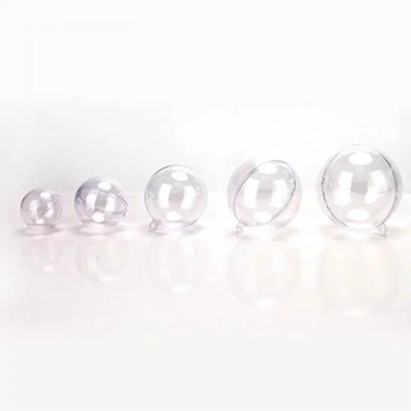 Прозрачные Акриловые Висячие шарики 10 шт./лот 8 см для украшения свадеб своими