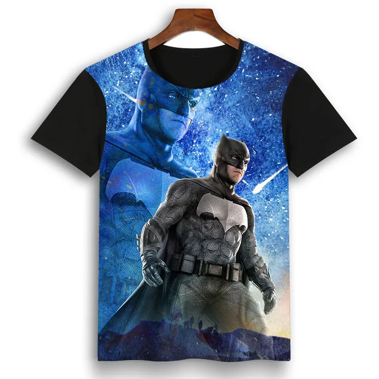 

Disney Marvel Comics 2021 Batman 3D printed short sleeve The Dark Knight T-shirt Trend Gothic Harajuku T-shirt