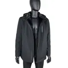 Парка мужская из натурального меха норки, модная повседневная теплая верхняя одежда с капюшоном, водонепроницаемая, зима