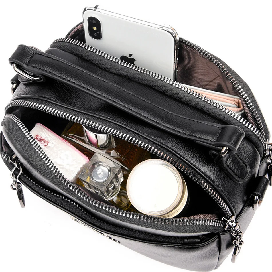 

Super High Quality Leather Crossbody Small Bag Women Casual Shell Handbag Ladies Solid Shoulder Messenger Bags Fashionable Sac