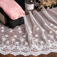 curtains diy fabric sewing accessories 32cm wide home decor apparel supplies tools floral embroidery lace ribbon trim 2yardslot