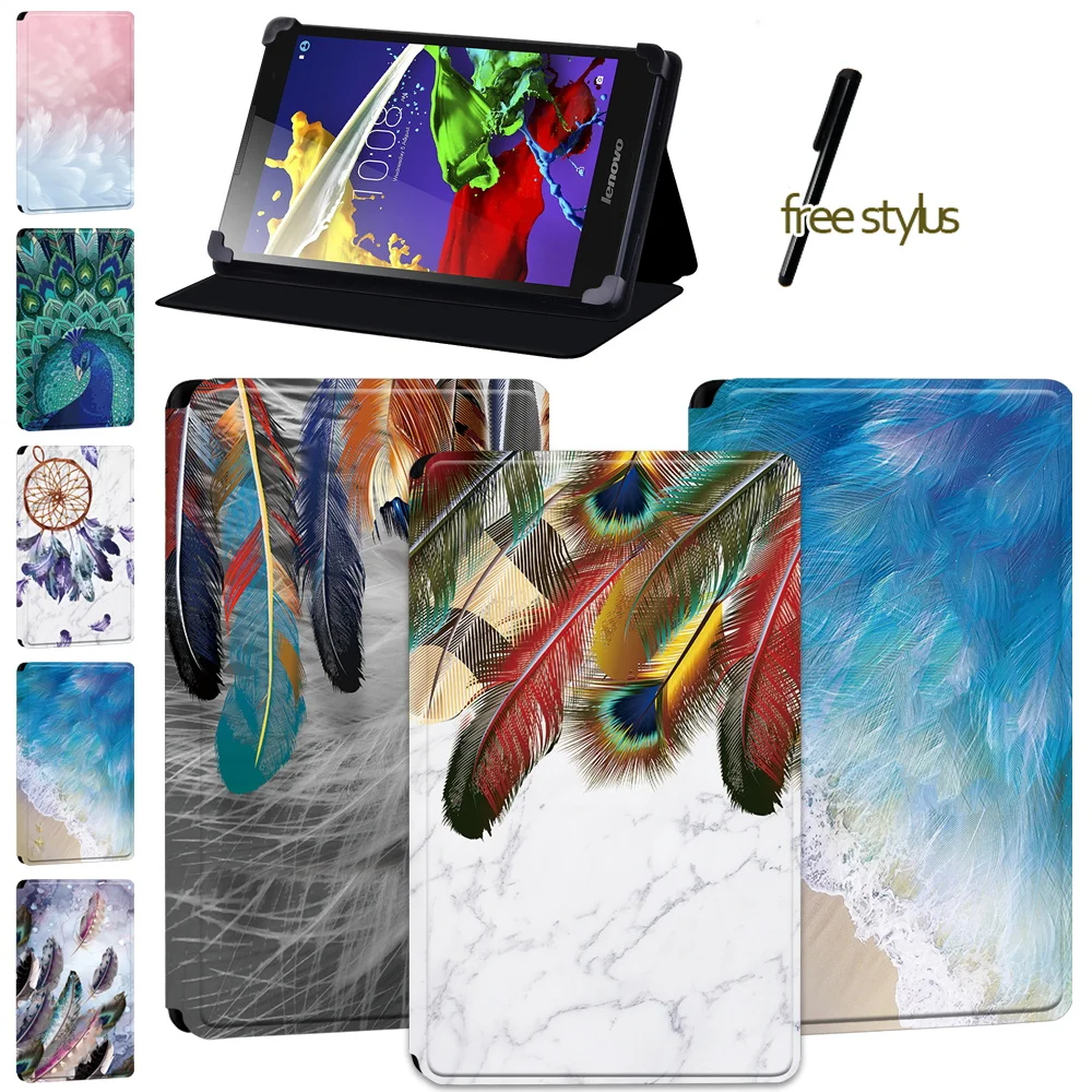 

Feather Tablet Case for Lenovo Tab 2 A7-10/Tab 2 A7-10F/Tab 2 A8/A10-70/Tab 4(8/8 Plus/10 /10 Plus)/Tab 3 7 Essential/Tab 3 10.1