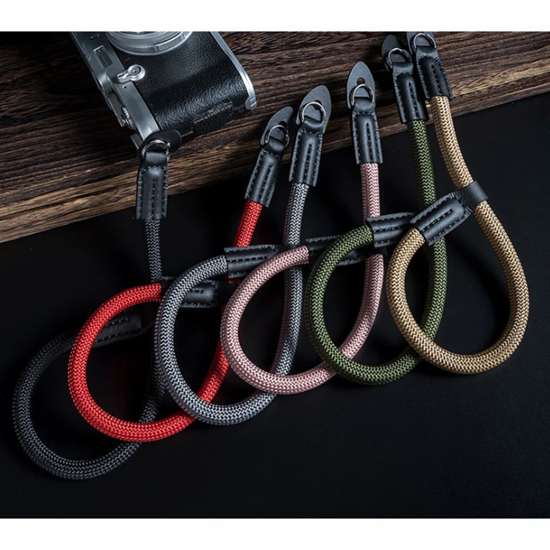 Handmade nylon Digital Camera Wrist Hand Strap Grip Paracord Braided Wristband for Fuji X-T20 X-T3 X-T2 X-E3 X-A20 X-A7 A5 X-T30 |