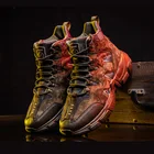 Мужская обувь для походов ONEMIX, теплые шерстяные кроссовки, водонепроницаемые уличные удобные военные ботинки, светильник