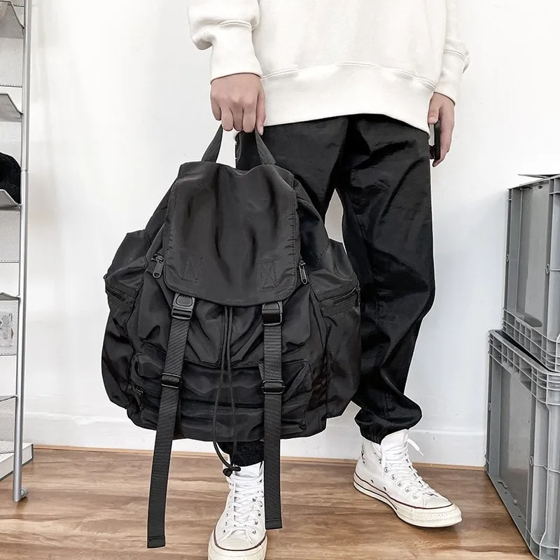 Leisure Large Capacity Mochila New Fashion Polyester Fabric Backpack Trend Cool Couple Bagpack Retro College Student School Bags |