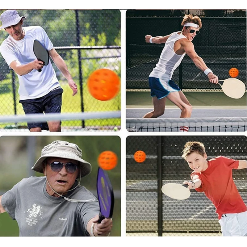 Уличные шарики для пиклебола 40 отверстий пиклебол спортивные пиклеболы