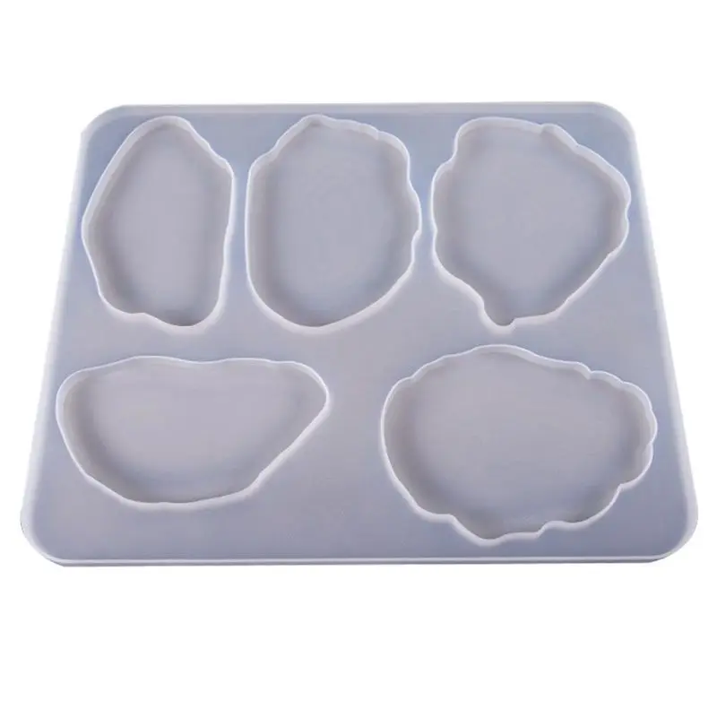 

Large Table Decoration Mold Coaster Set Multi-standard Cup Mat Silicone Molds DIY Crystal Epoxy UV Glue Mold R9JE