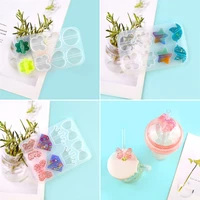 cute straw topper resin molds straw topper attachment silicone molds for straws 83xf