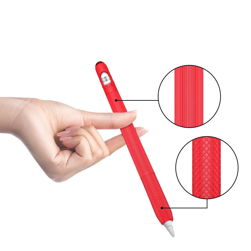 Мягкий силиконовый чехол для Apple Pencil 1st Case iPad Pro 9 7/10 5/12 ручка-стилус планшета