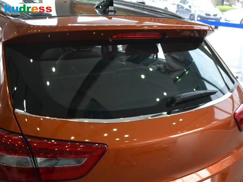 Для Hyundai Cantus Creta ix25 2014 2019 нержавеющая сталь автомобильная задняя крышка для ствола