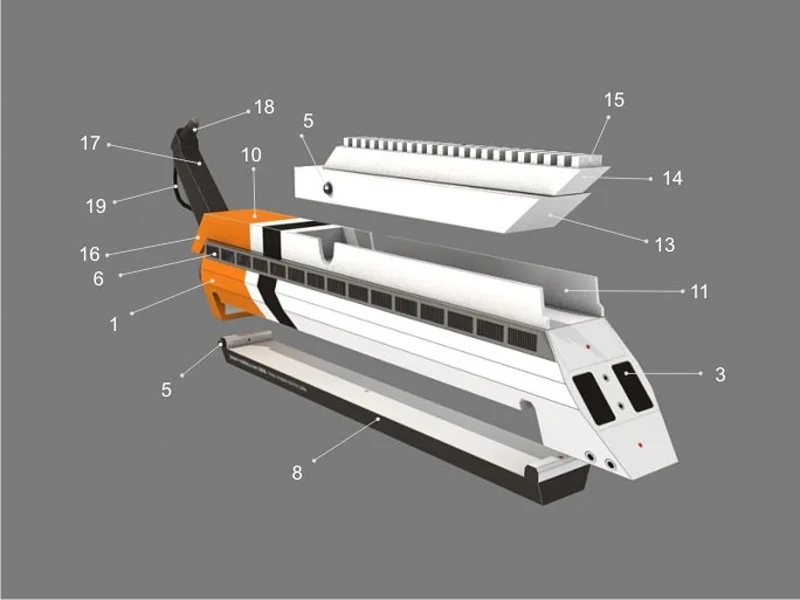 

District 9 District 9 arc step Alien Rifle 3D paper model DIY 1:1 handmade DIY