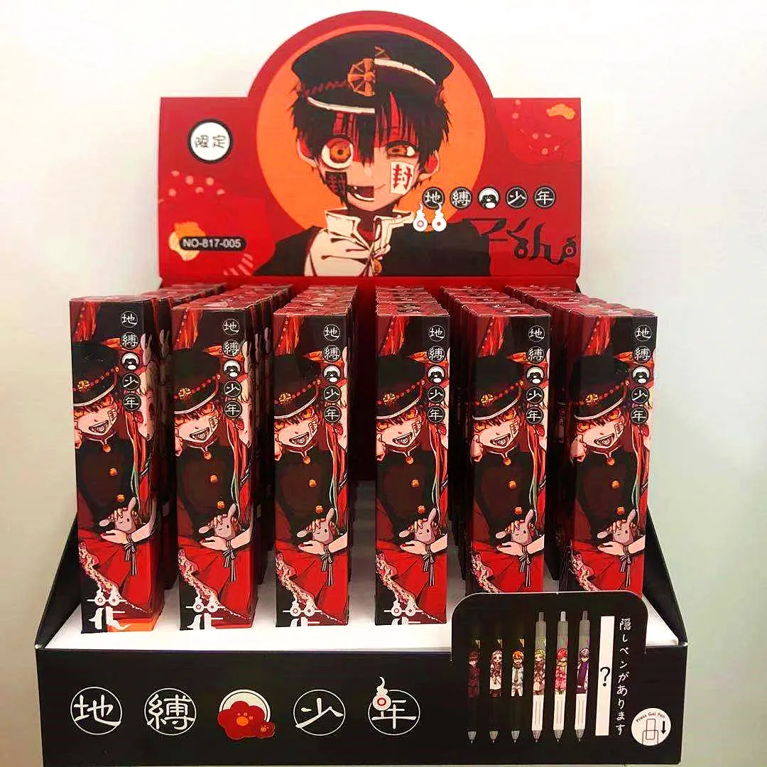 36 шт./коркор. аниме унитаз Hanako-Kun гелевая ручка игрушка для учебы канцелярские