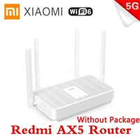 xiaomi redmi router ax5 wifi 6 2 4g 5g dual mesh network wifi repeater 4 high gain antennas for xiaomi smart without package