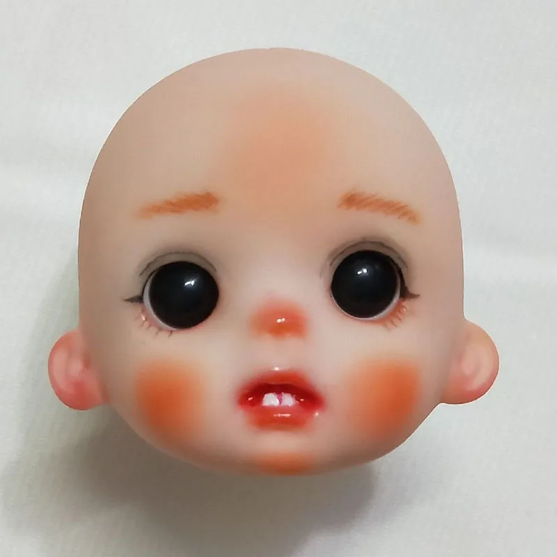 Шарнирная кукла с головой сделай сам лысой детская игрушка для игры лицом улыбки