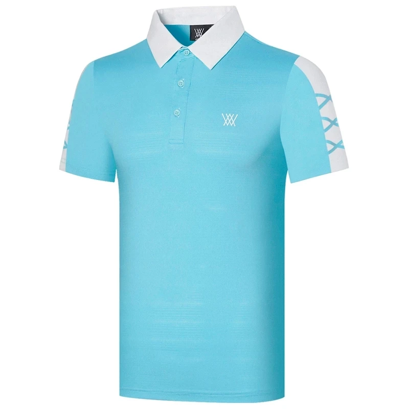 

Летняя футболка с коротким рукавом, новинка, Мужская одежда, быстросохнущая ткань, для отдыха на открытом воздухе, спорта, футболка для голь...